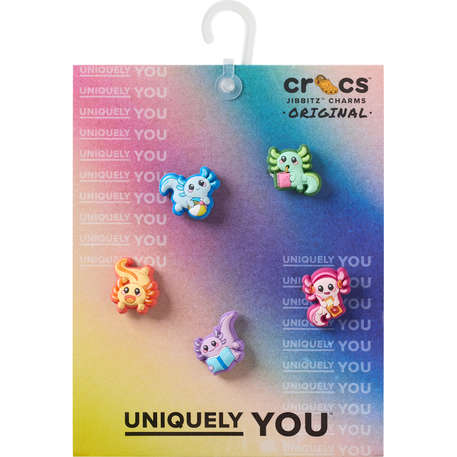 Crocs Recommended Tiny Axolotls 5 Pack Jibbitz™ charms