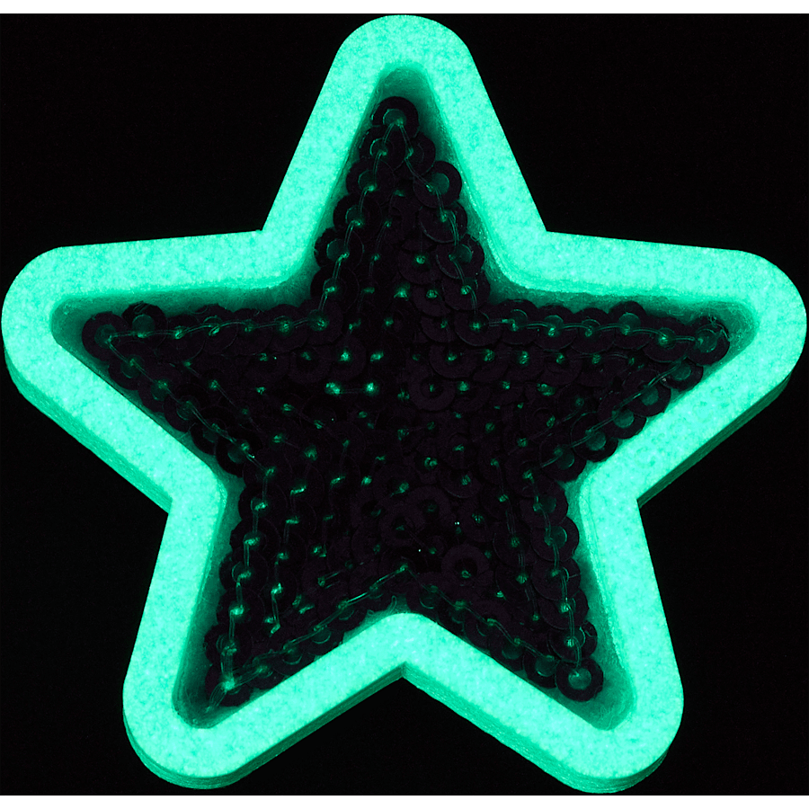 Crocs Great Value Purple Sequin Star Jibbitz™ charms
