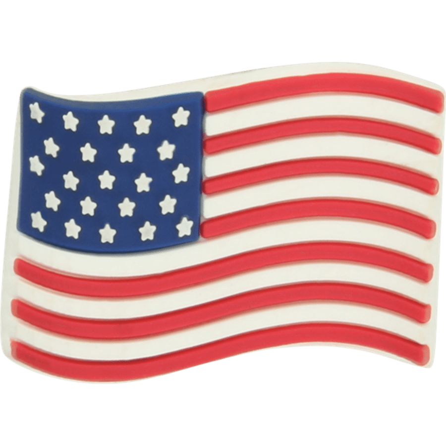 Crocs Exclusive American Flag Jibbitz Shoe Charm