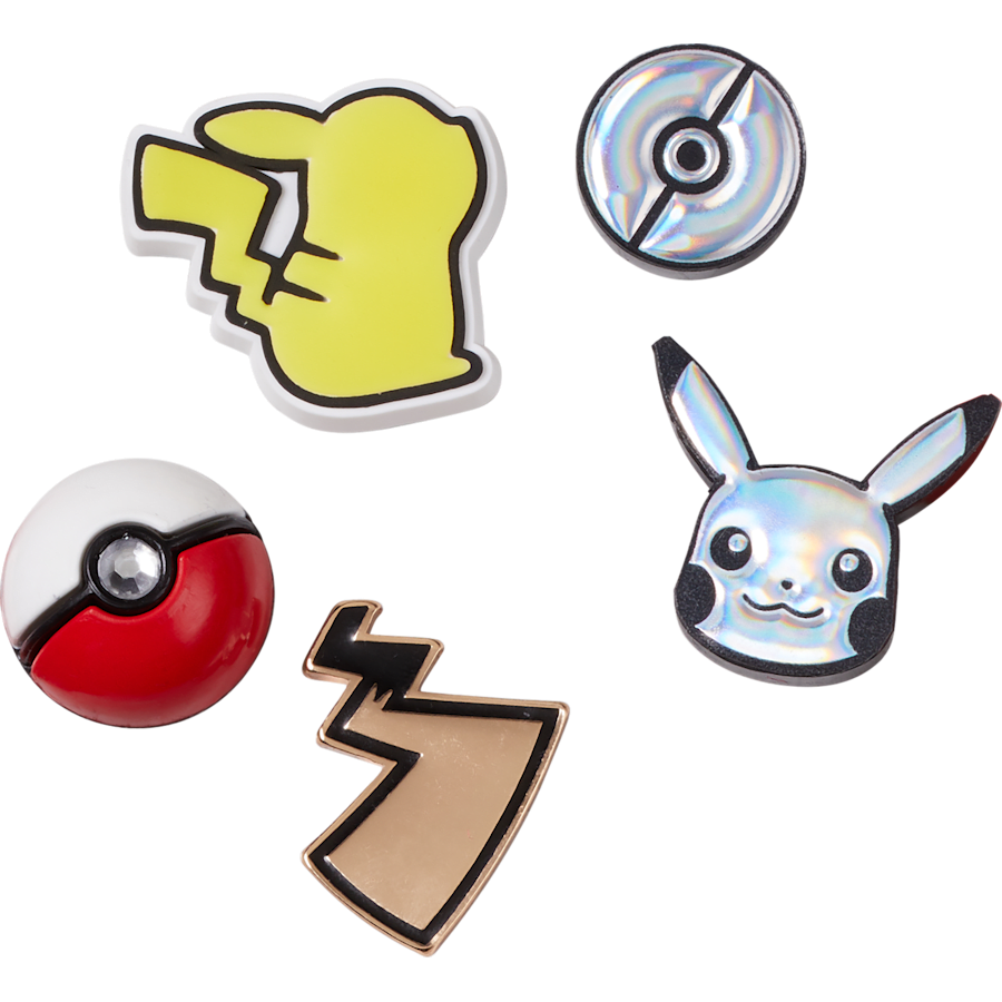 Crocs Hot Sale Elevated Pokemon 5 Pack Jibbitz Shoe Charm