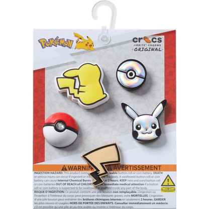 Crocs Hot Sale Elevated Pokemon 5 Pack Jibbitz Shoe Charm