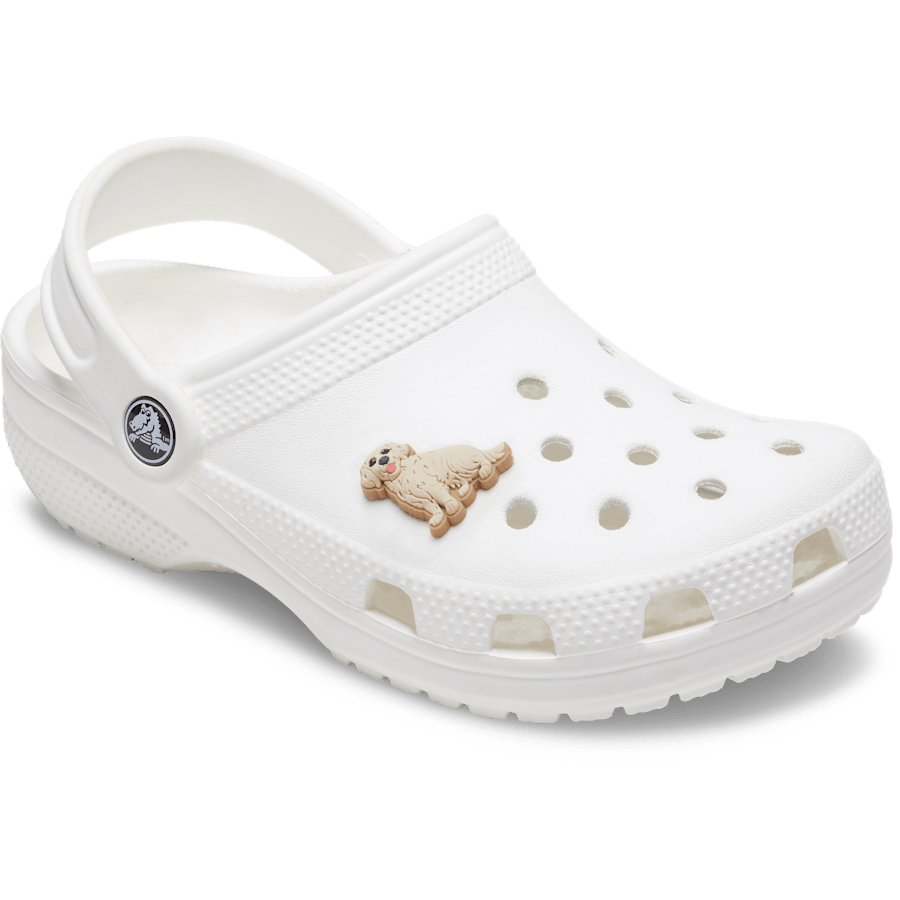 Crocs Best Price b'Golden Retriever Puppy Jibbitz Shoe Charm'