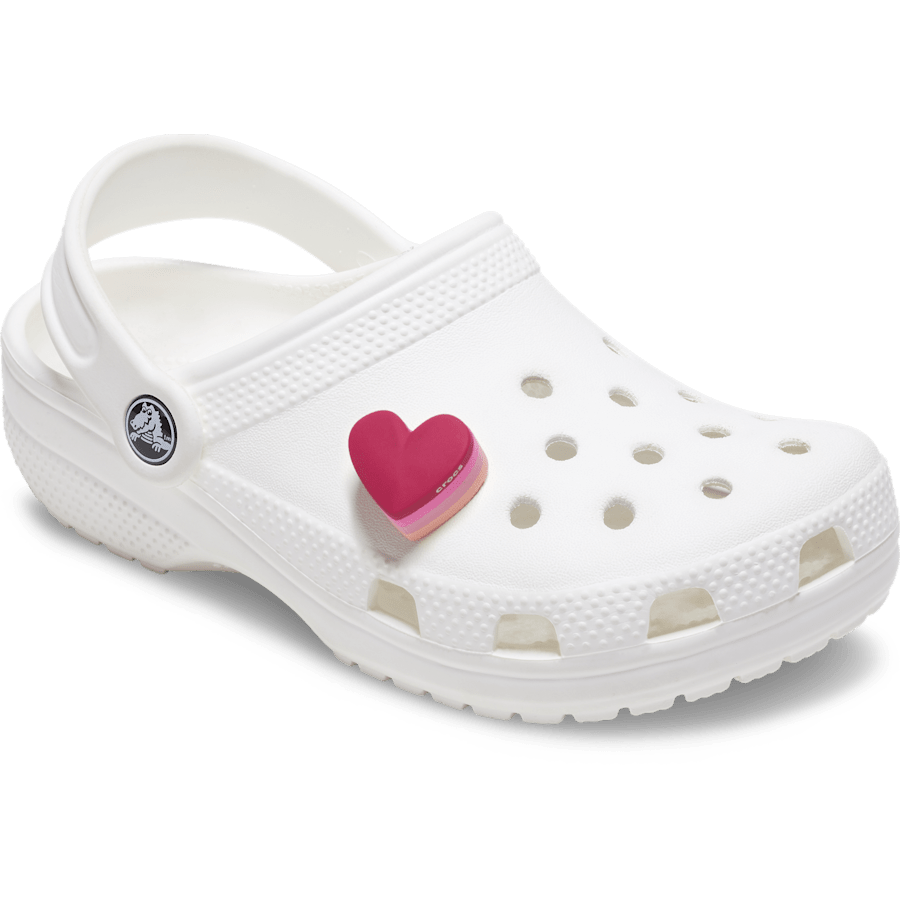 Crocs Popular Stacked Pink Heart Jibbitz™ charms