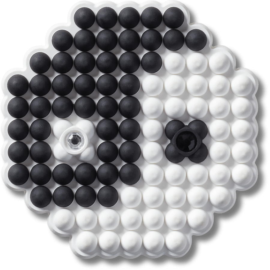 Crocs Featured Beaded Ying and Yang Jibbitz™ charms