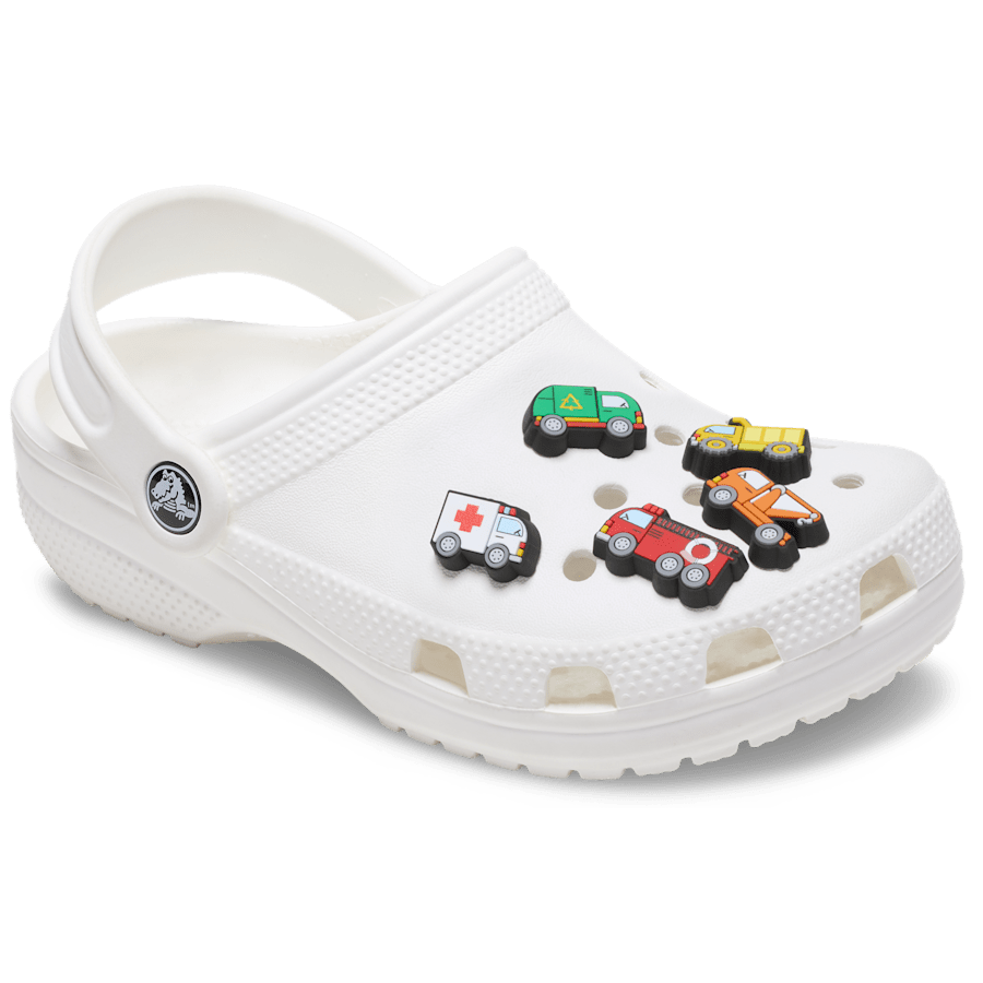 Crocs Smart Buy Tiny Work Trucks 5 Pack Jibbitz™ charms