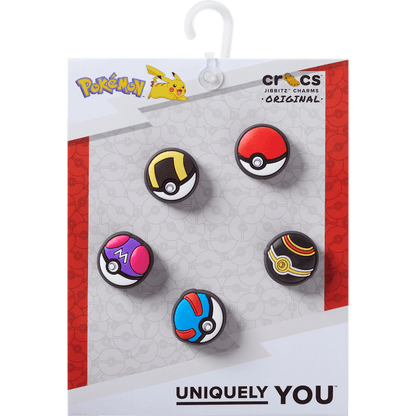 Crocs Hot Sale Poke Ball 5 Pack Jibbitz™ charms