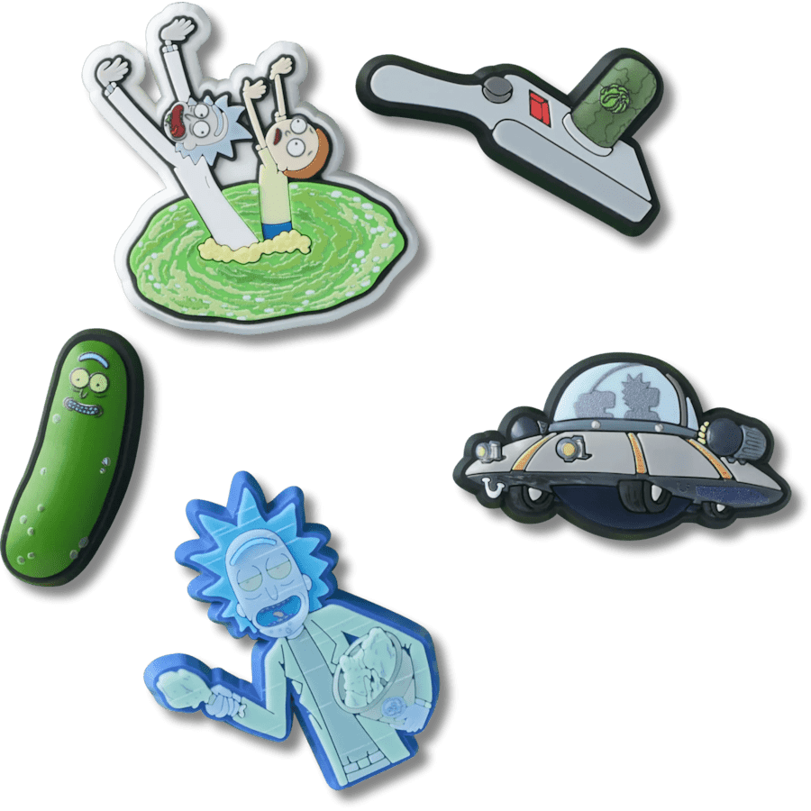 Crocs Hot Sale Rick and Morty 5 Pack Jibbitz™ charms