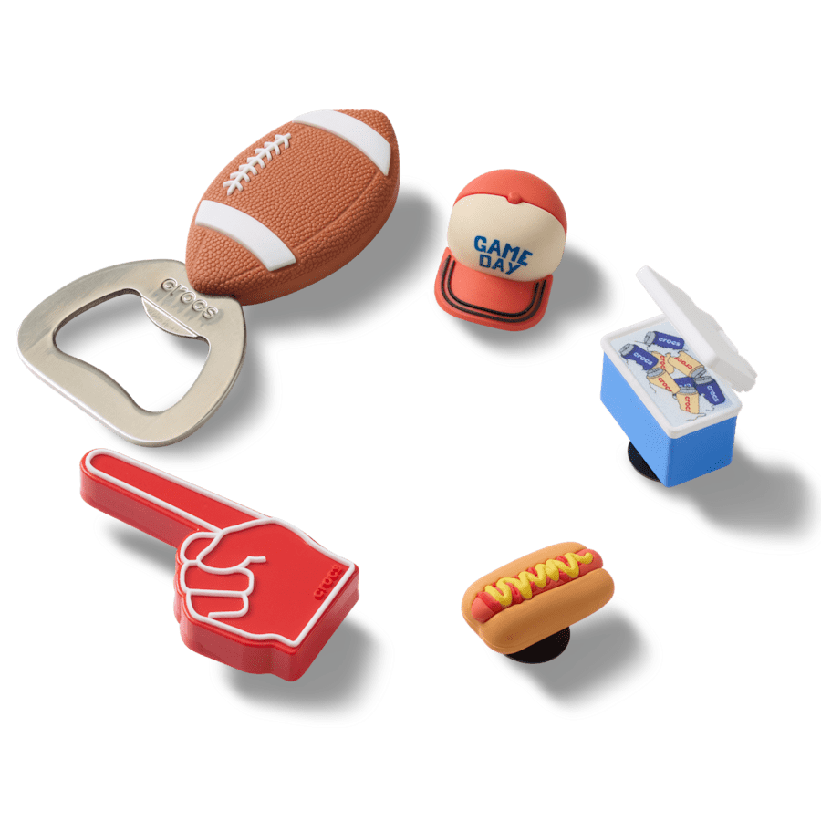 Crocs New Tailgate 5 Pack Jibbitz™ charms