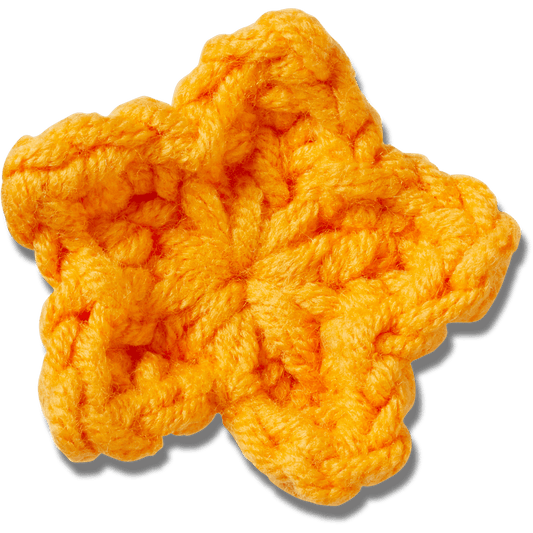Crocs Latest Crafted Crochet Orange Star Jibbitz™ charms