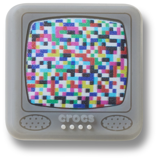 Crocs Great Value Lights Up Pixelated TV Jibbitz™ charms