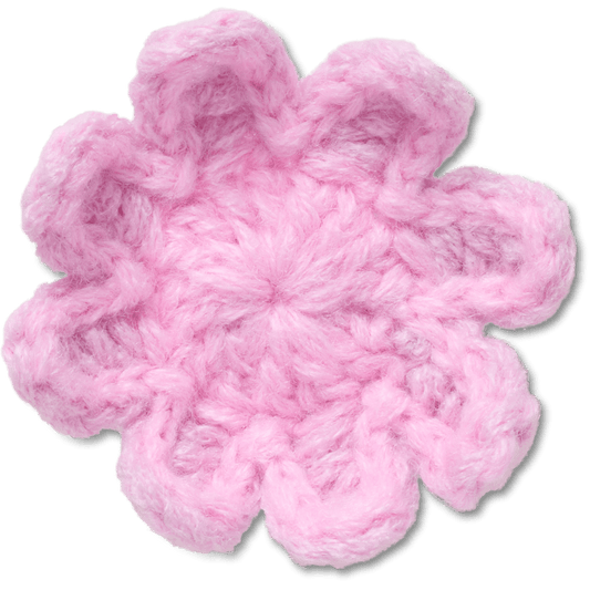 Crocs Discount Crochet Light Pink Flower Jibbitz™ charms