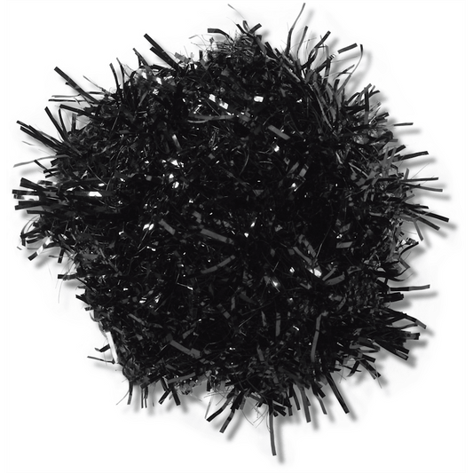 Crocs Exclusive Black Tinsel Pom Jibbitz™ charms