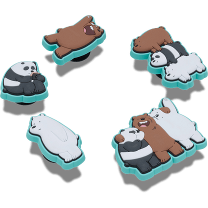 Crocs Premium We Bare Bears 5 Pack  Jibbitz™ charms