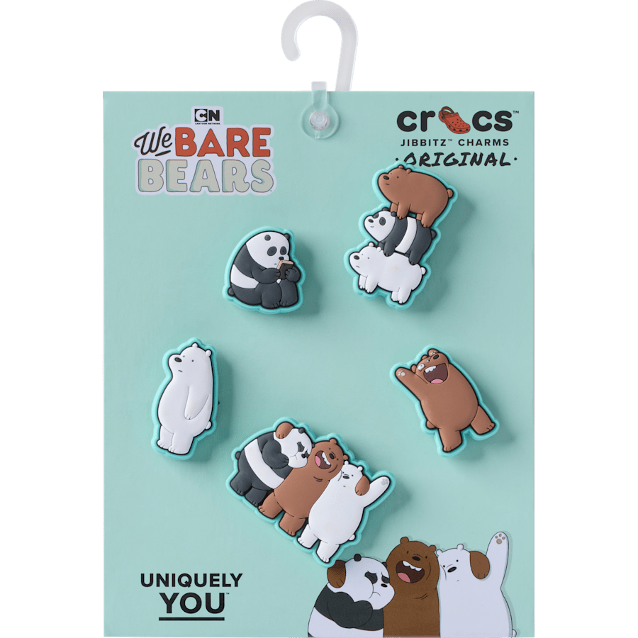 Crocs Premium We Bare Bears 5 Pack  Jibbitz™ charms