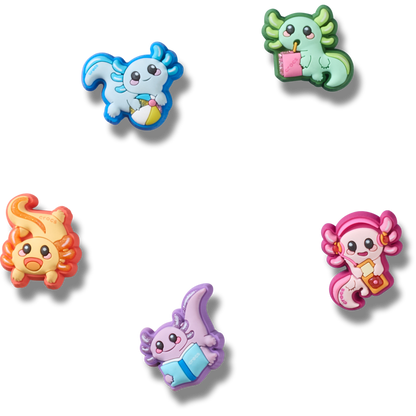 Crocs Recommended Tiny Axolotls 5 Pack Jibbitz™ charms