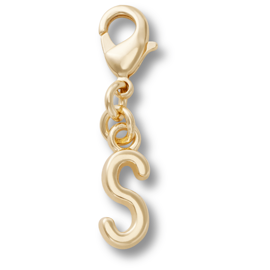Crocs Exclusive Gold Letter S Charm Jibbitz™ charms