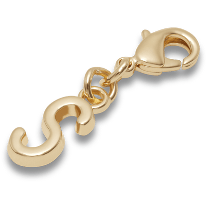 Crocs Exclusive Gold Letter S Charm Jibbitz™ charms