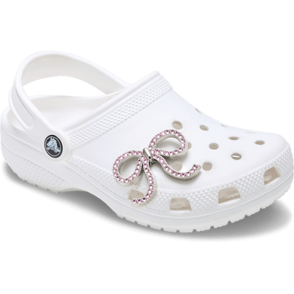Crocs Everyday Pink Glittery Bow Jibbitz™ charms