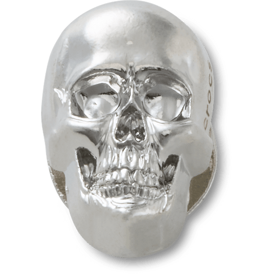 Crocs Exclusive Silver Skull Jibbitz™ charms