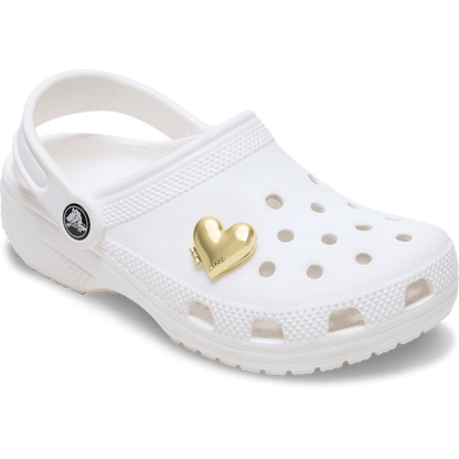 Crocs Featured Gold Bubble Locket Heart Jibbitz™ charms