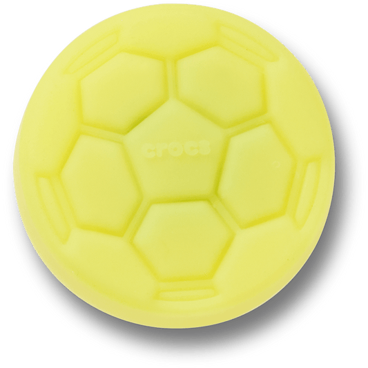 Crocs Premium Lights Up Yellow Soccer Ball Jibbitz™ charms
