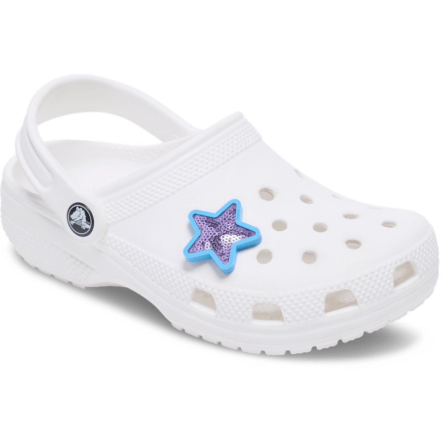 Crocs Great Value Purple Sequin Star Jibbitz™ charms