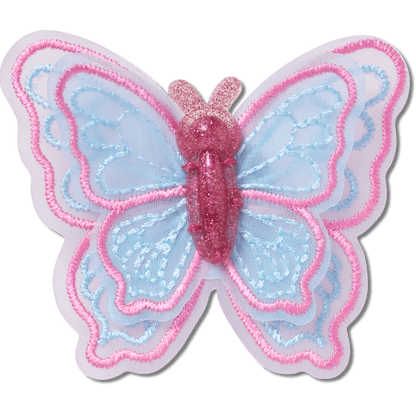 Crocs Premium Mesh Sequin Butterfly Jibbitz™ charms