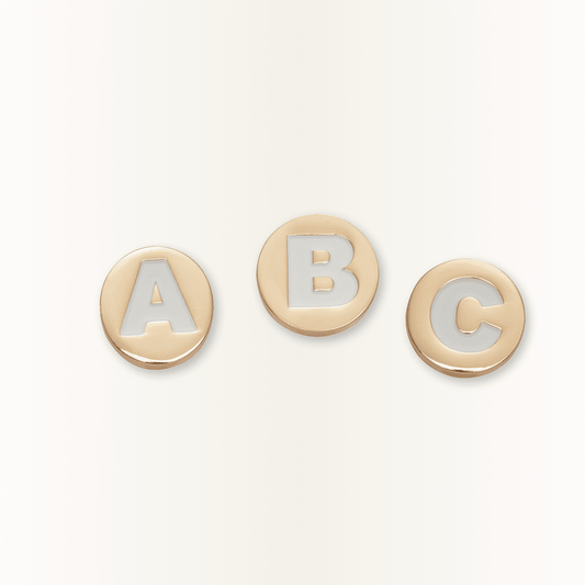 Crocs Smart Buy Gold Letter A-Z Jibbitz Shoe Charm