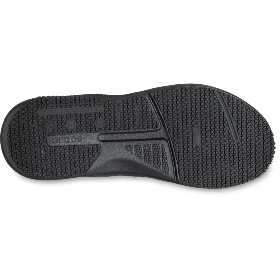 Crocs Recommended Men's On the Clock Work Sneaker Wide